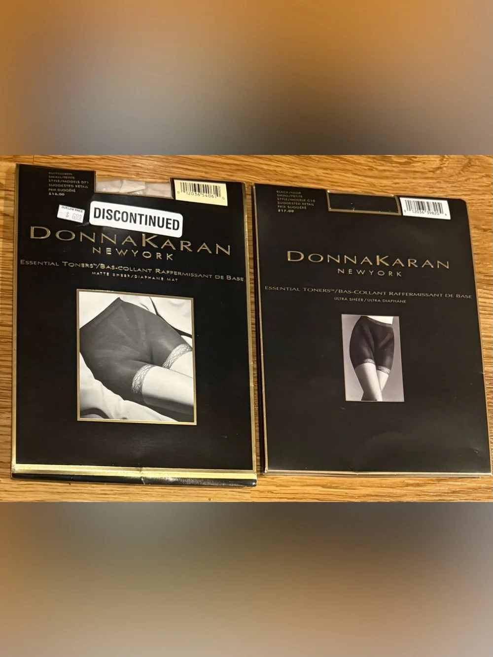 Lot of 10 Donna Karan DKNY Hosiery Pantyhose Nudes Black Small Petite NIP